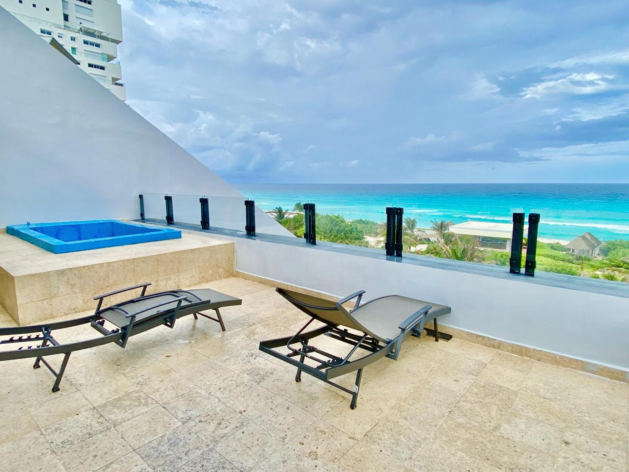קנקון Condo In Ocean Front Resort חדר תמונה