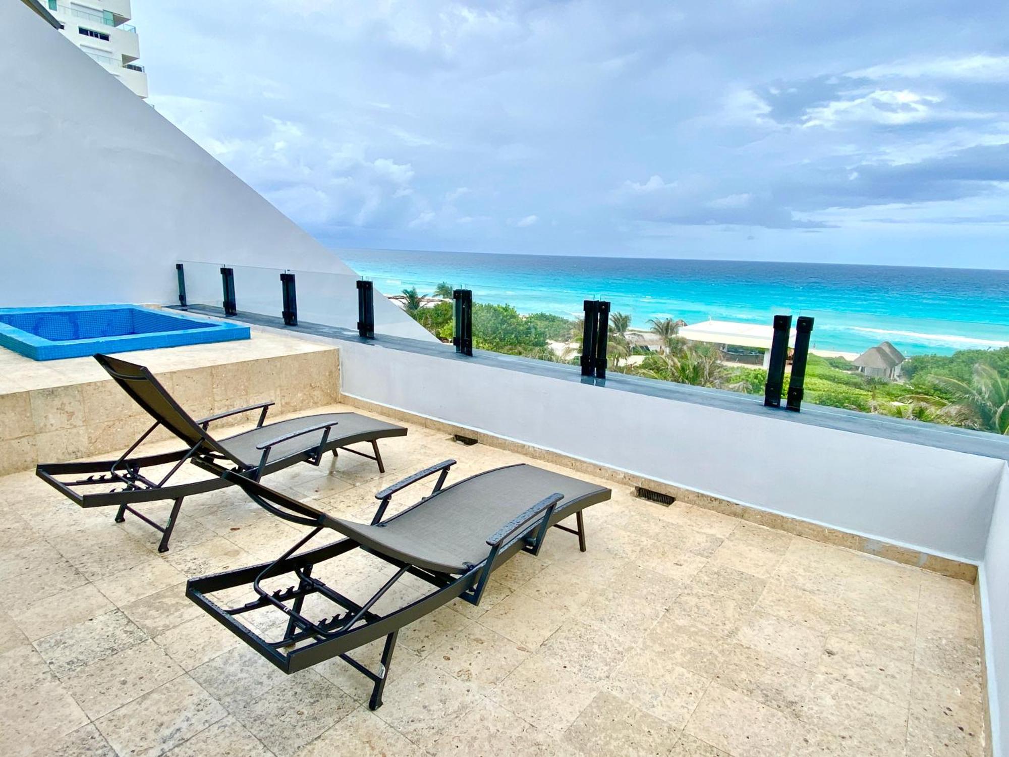 קנקון Condo In Ocean Front Resort חדר תמונה